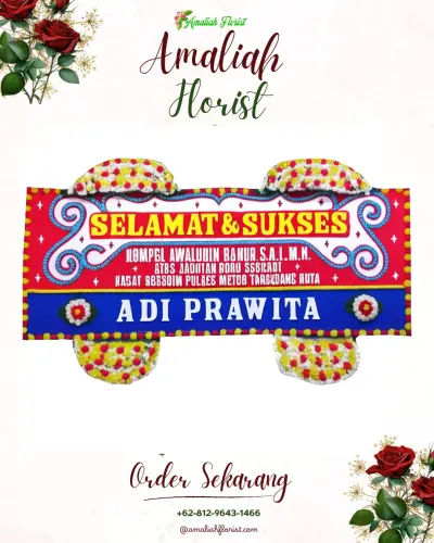 Karangan Bunga Ucapan Selamat di Selanbawak