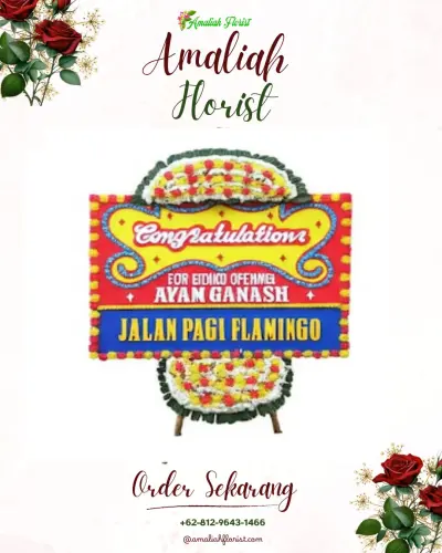 Bunga Papan Congratulation di Selanbawak